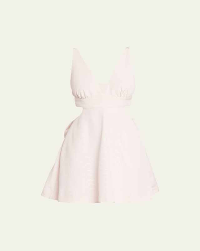 Till Cutout-Waist Mini Dress
